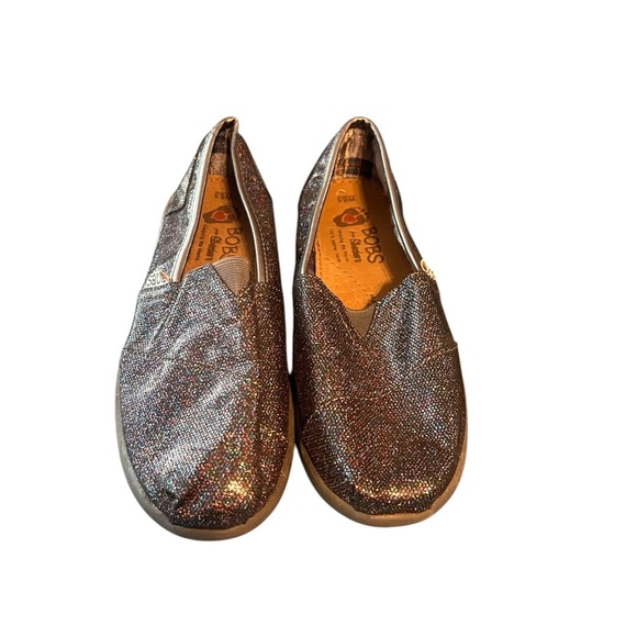 Bobs black Sparkly glitter Slip-On Shoes size 6.5 - Picture 4 of 9